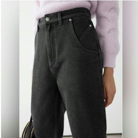 & Other Stories Black Flare & Wide Leg Jeans - Picture 4 of 16